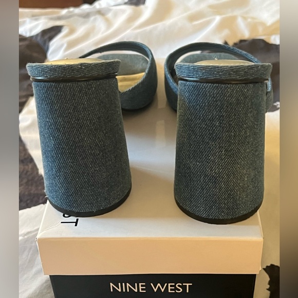 Nine West Excit Sandal - Medium Blue - Picture 5 of 5